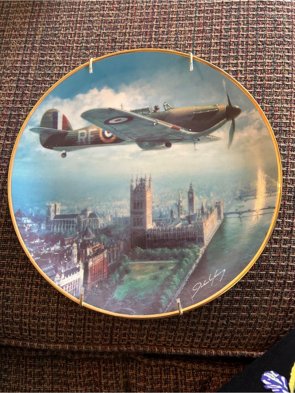 Royal Air Force Collector Plate.  Franklin Mint